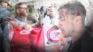 Photo of بالفيديو.. المتعاقدون في مسيرة احتجاجية بطنجة وبحماية أمنية!