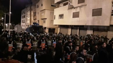 Photo of الأمن يفرق بالقوة اعتصام تنسيقية الأساتذة المتعاقدين بالشمال