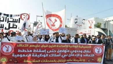 Photo of وضعها الصحي متدهور.. تنسيقية المتعاقدين توجه نداء لإنقاذ أستاذة متعاقدة