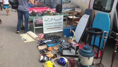 Photo of بالصور ..لافتة شبيبة حزب العنصر تباع بأحد الاسواق الشعبية