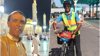 Photo of مغربي يقطع مسافة 8000 كلم عبر دراجة هوائية لأداء مناسك الحج