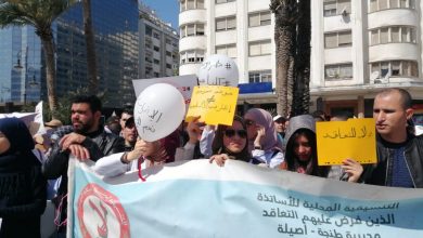 Photo of المتعاقدون ينددون بالاعتداء على أستاذة بالفحص أنجرة ويستغربون صمت المديرية الإقليمية