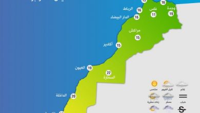Photo of طقس الخميس..أجواء ممطرة