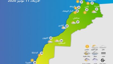 Photo of طقس الأربعاء..سحب منخفضة مصحوبة بكتل ضبابية