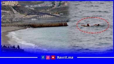Photo of مشهد صادم.. أب وابنه يغامران بحياتهما بحثا عن حلم مفقود