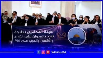 Photo of طنجة: المحامون يتضامنون مع الفلسطينيين ويعلنون استعدادهم لمقاضاة إسرائيل