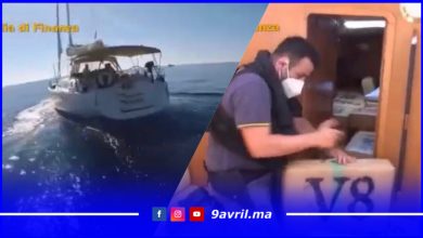 Photo of ضبط أكثر من 6 أطنان من الحشيش المغربي على متن يخت بسواحل صقلية -فيديو-