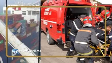 Photo of قضا ساعات من الرعب.. نقل مستخدم بميناء طنجة المتوسط للمستشفى بسبب رافعة