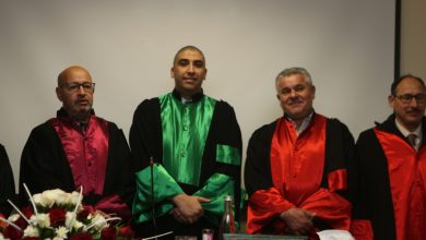 Photo of ربيع المولوع الكاتب العام السابق لاتحاد طنجة ينال شهادة الدكتوراه بميزة جيدة