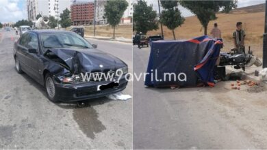 Photo of طنجة : مقتل شاب وإصابة ثلاثة آخرين في حادثة سير خطيرة