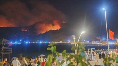 Photo of  تحويط شبه كلي لحريق غابة “كدية الطيفور” بالمضيق