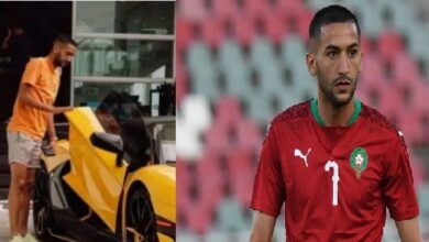 Photo of حكيم زياش يصل الى معسكر المنتخب الوطني المغربي