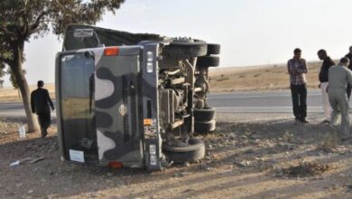 Photo of خلفت قتيل وإصابات..استنفار أمني بعد انقلاب شاحنة عسكرية