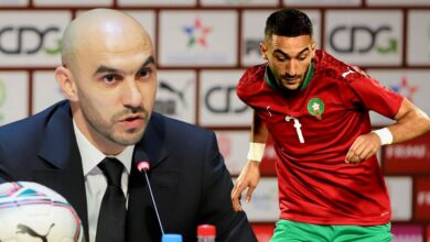 Photo of بسبب غيابه عن التداريب.. وليد الركراكي يُوَجِّهُ استفسارا عاجلا لحكيم زياش