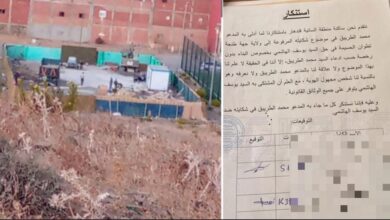 Photo of طنجة: “شكاية مجهولة” توقف بناء بحي السانية والشاكي شخصية وهمية!