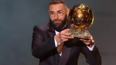 Photo of “كريم بنزيما” يفوز بالكرة الذهبية 2022