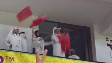 Photo of بالفيديو: أمير قطر يحتفل بتأهل “أسود الأطلس” في كأس العالم رافعا علم المغرب