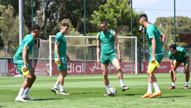 Photo of المنتخب الوطني يجري اخر حصة تدريبية قبل لقاء الرأس الاخضر