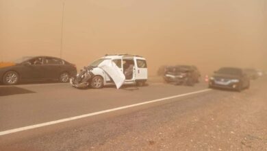 Photo of بسبب العاصفة.. مصرع 3 أشخاص في حادثة سير بالطريق السيار