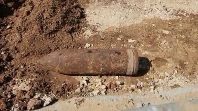 Photo of العثور على قذيفة حربية تستنفر السلطات بالعيون