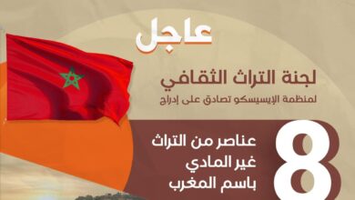 Photo of “ايسيسكو” تدرج ثمانية عناصر ضمن التراث غير المادي باسم المغرب