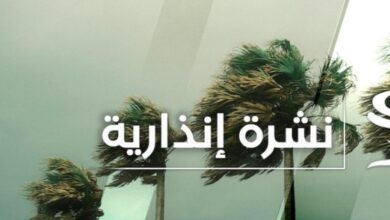Photo of نشرة انذارية جديدة تحذر من رياح قوية وتساقطات ثلجية