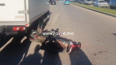 Photo of طنجة: دراجة نارية تصطدم بشاحنة في حادثة مميتة  بمنطقة مسنانة