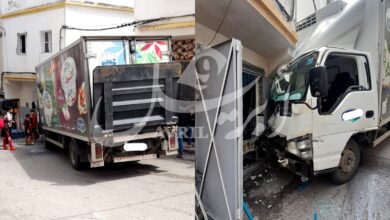 Photo of طنجة.. عطب في فرامل شاحنة كاد يتسبب في كارثة