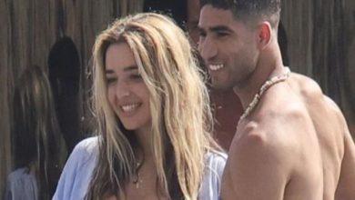 Photo of حكيمي يشعل مواقع التواصل الإجتماعي بعلاقة جديدة مع مغنية وراقصة إسبانية