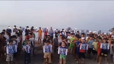Photo of أطفال مخيم العمل المباشر بطنجة أصيلة يرفعون أكف الدعاء لعودة لاعبي اتحاد طنجة