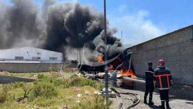 Photo of انفجار شاحنة “فيول” يتسبب في حريق مهول بمنطقة مغوغة الصناعية -صور-