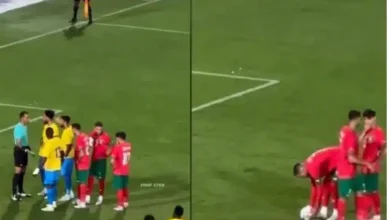 Photo of صحف اسبانية تتفاعل مع لقطة مثيرة بين زياش ودياز خلال مباراة المغرب