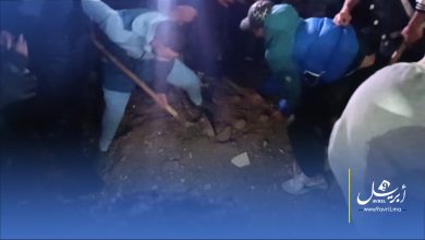 Photo of لحظة تشييع جثمان الاعب “عبد اللطيف أخريف” لمثواع الأخير