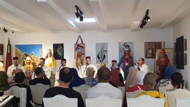 Photo of أمسية صوفية واحتفاء أدبي يختتمان المعرض التشكيلي المشترك بين بوغابة وأجنياح