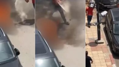 Photo of لحظة صادمة في طنجة..  تاجر يحرق نفسه وسط ذهول المارة