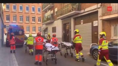 Photo of انفجار داخل حانة بمدريد يصيب 25 شخصا ويخلف أضرارا جسيمة