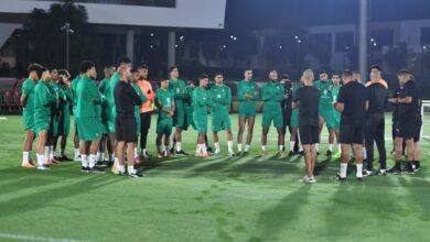 Photo of الأسود تجري حصة تدريبية مفتوحة أمام وسائل الإعلام استعدادا لمواجهتي البحرين والكونغو
