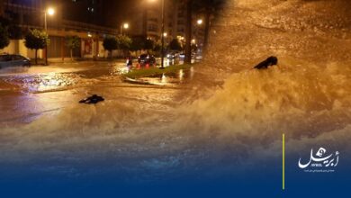 Photo of قادوس ينفجر بالقرب من المحجز البلدي بطنجة ويغرق الشارع ومطالب عاجلة لإصلاحه