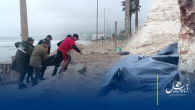Photo of انتشال جثـ.  ـة شاب لقي مصرعه غرقا بشاطئ  مالاباطا بطنجة