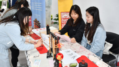 Photo of معرض للخط الصيني بطنجة يقرب الثقافة الصينية من الجمهور المغربي