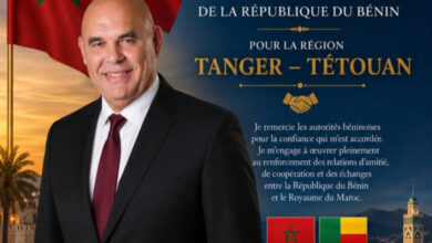 Photo of دولة البنين تمنح الطنجاوي منير عبد الصادق صفة قنصل شرفي بجهة طنجة
