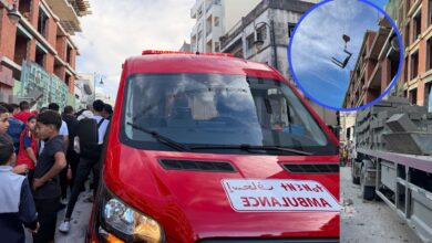 Photo of وفاة شخص وإصابة آخر بجروح جد بليغة إثر سقوط مواد بناء من رافعة بطنجة